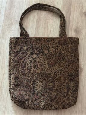 Vintage Ralph Lauren Tapestry Tote Bag